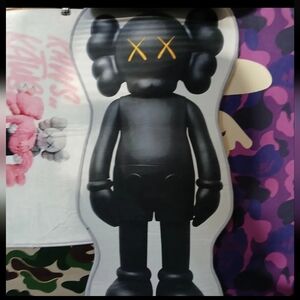 Black KAWS Figure Poster